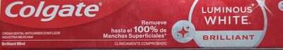 Luminous White Brilliant Crema dental anticaries con flúor