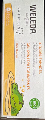 Gel dentifrice pour les enfants calendula