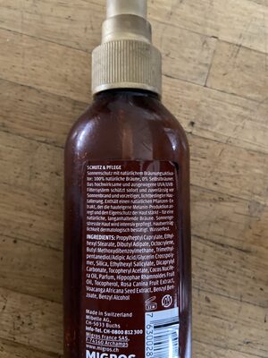 Bronzing oil-spray 30 high