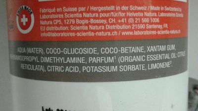 Shampoing Douche Mandarine Bio - 1L - Helvetia Natura