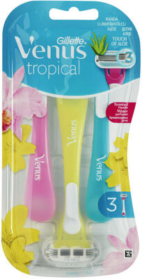 Venus Høvel Tropical Engangs 3stk Gillette