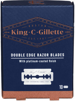 King C Gillette Barberblader Double Edge 10 blader