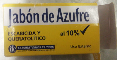 Jabón de Azufre