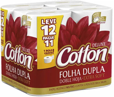 Papel higiênico flha dupla Cotton