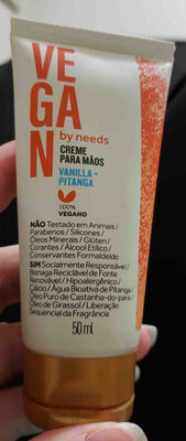 Creme para maos Vegan by needs