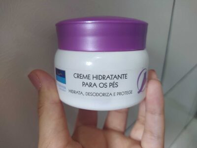 Creme hidratante para os pés