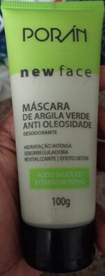 MÁSCARA DE ARGILA VERDE ANTI OLEOSIDADE