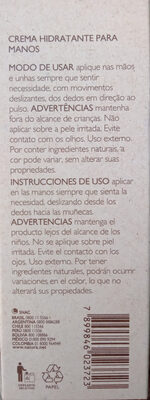 Crema hidratante para manos EKOS Castanha