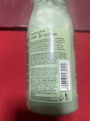 Crema para el cuerpo nutrición prebiotica
