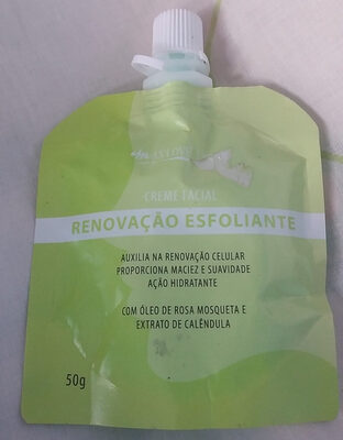 Creme Facial Renovação Esfoliante