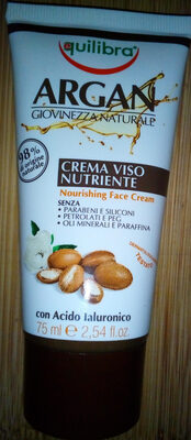 crema viso nutriente all'argan