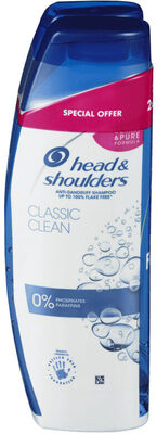Head & Shoulders Shampoo Classic Clean 2x280ml