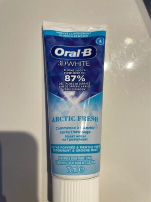 Oral-B 3D White Arctic Fresh Tandpasta