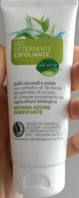Gel detergente esfoliante