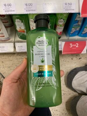 Potent Aloe   Hemp Shampoo
