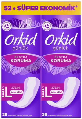 Orkid Günlük Koruma Eko Uzun Günlük Ped 52'li