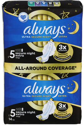 Always Bind Ultra Secure Night S5 14stk