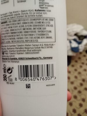Pantene Doğal Sentez Güç ve Parlaklık 3'ü1 Arada Şampuan