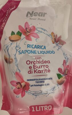 Ricarica sapone liquido con Orchidea e Burro di Karitè