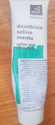dentífrico salino menta