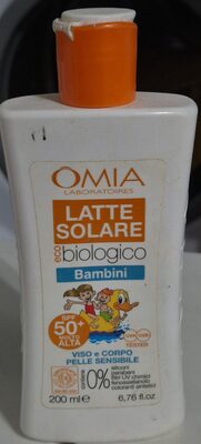 Latte solare bio bambini 50+