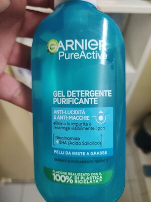 Gel detergente purificante