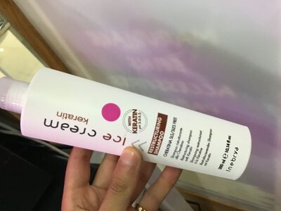 Ice cream shampoing kératine 300ml