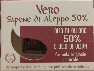 Vero sapone di Aleppo 50%