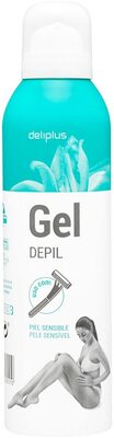 Gel para depilar con cuchilla piel sensible