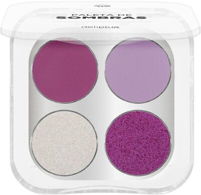Paleta sombras de ojos Deliplus 03 morado