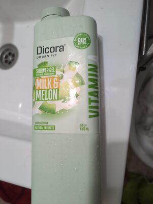 Dicora Shower Gel Milk & Melon