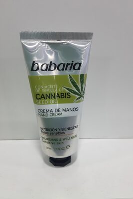 Crema Manos Cannabis Babaria