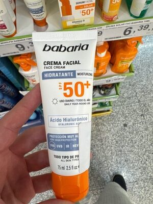 Crema facial 50+