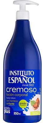 Cremoso loción corporal con manteca de karité