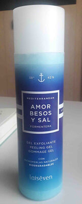 Amor besos y sal gel exfoliante