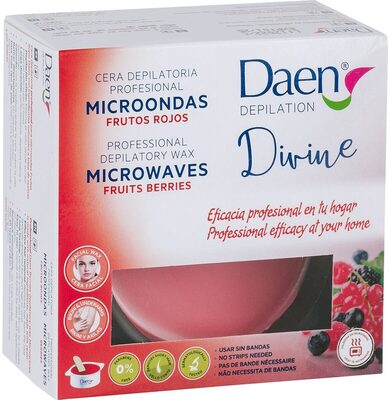 Cera depilatoria profesional microondas frutos rojos