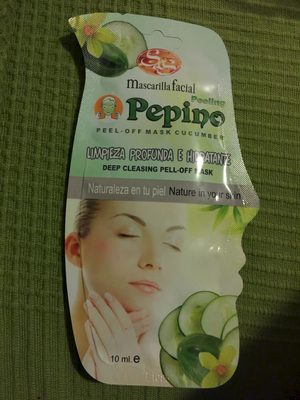 Mascarilla facial pepino