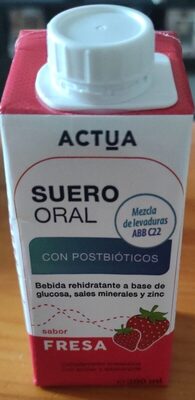 Suero oral fresa