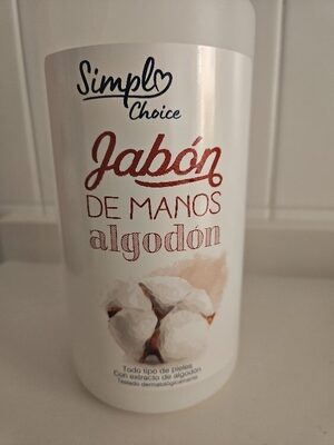 jabón de menos algodon