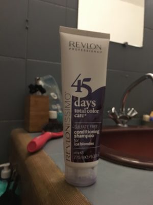 45 days total color care for ice blondes