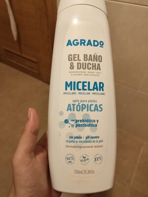 Gel ducha micelar