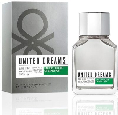 Benetton United Dreams Aim High by Benetton EDT SPRAY 3.4 OZ for MEN