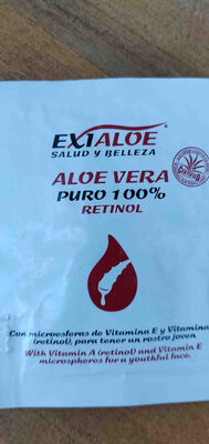 Aloe vera puro 100% retinol