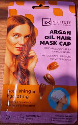 Argan oil hair mask cap