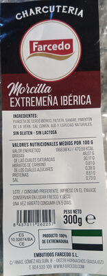 Morcilla Extremeña Ibérica.