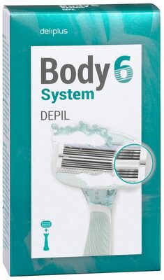 Maquinilla depilación recargable Body System 6 hojas