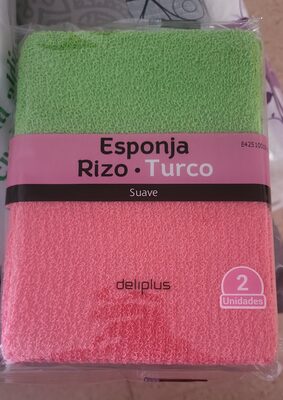 Esponja de baño rizo suave