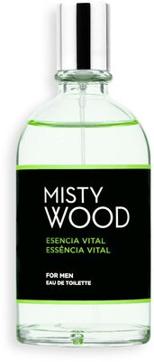 Eau de toilette hombre Misty Wood Esencia vital