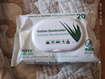 Toallitas desodorantes