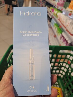 Ampollas faciales Ácido Hialurónico Hidrata concentrado